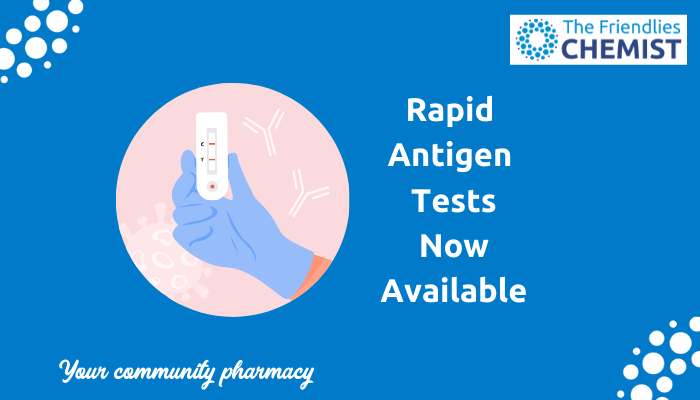 The Friendlies Chemist Rapid Antigen Tests Now Available